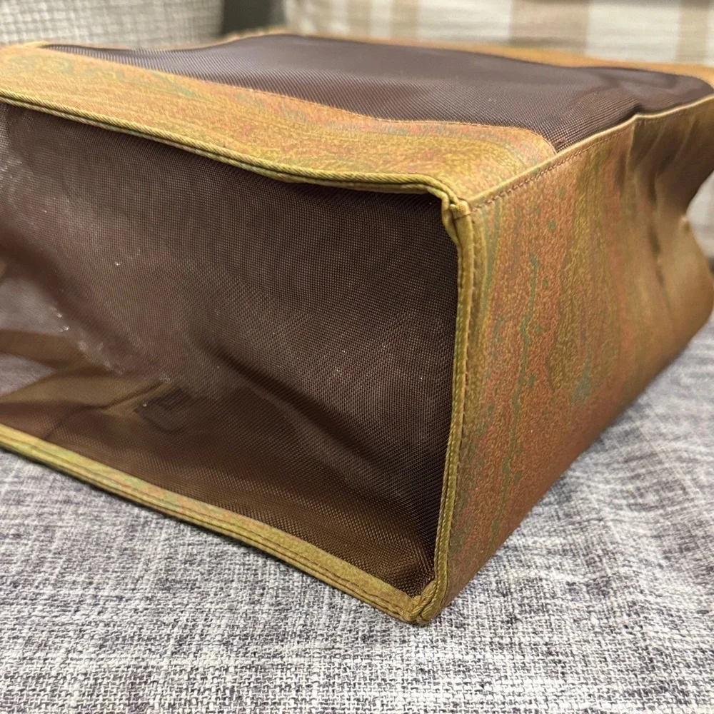 Etro Tiny Brown and Tan Tote Bag